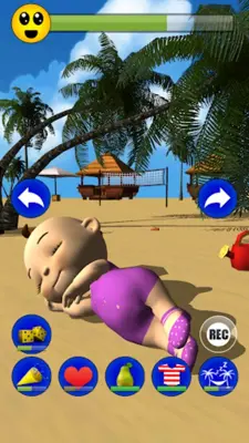 My Baby Babsy at the Beach 3D android App screenshot 2