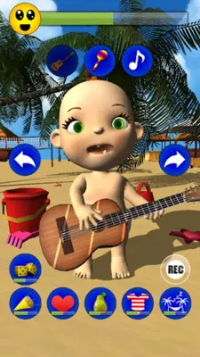 My Baby Babsy at the Beach 3D android App screenshot 6