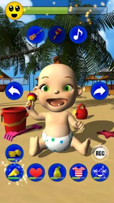 My Baby Babsy at the Beach 3D android App screenshot 7